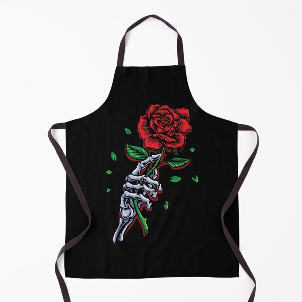 Item preview, Skeleton Hand Red Rose Flower designed and sold by Blok45.