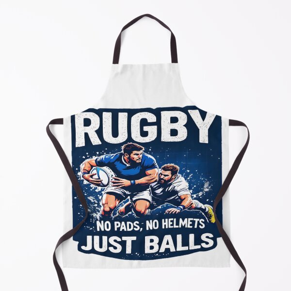 Item preview, Rugby No Pads No Helmets Just balls designed and sold by AlphaTeez.