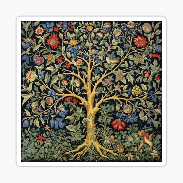 Artikel-Vorschau von William Morris "Nature & Art United: Morris’s Tree Art", designt und verkauft von ArtHouseNiklas.