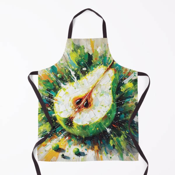 Item preview, abstract painting of a halved pear designed and sold by Random Designs.