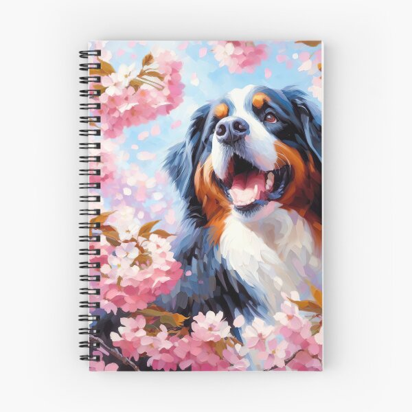 Item preview, Bernese Mountain Dog in Cherry Blossom designed and sold by LazioJoe.