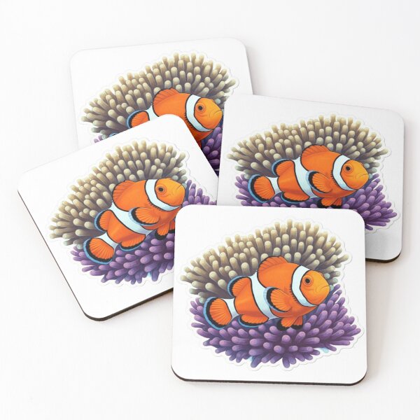 Item preview, Clownfish in Coral designed and sold by StickersRyous.