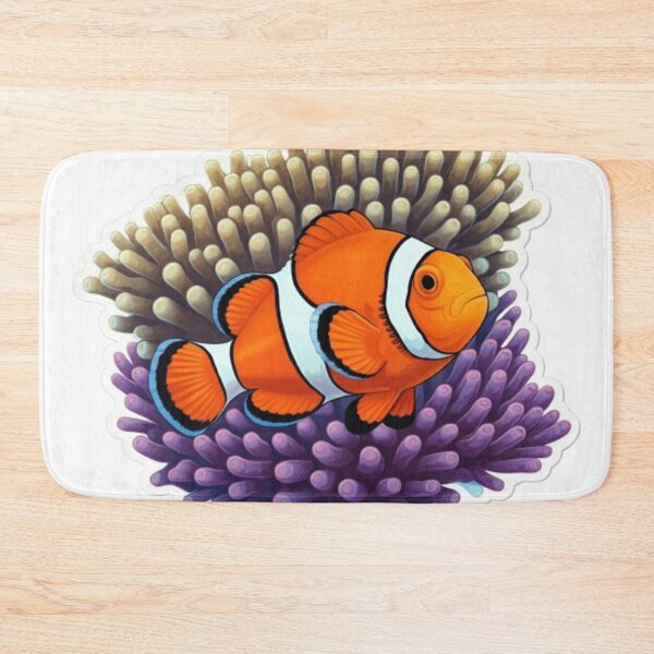 Item preview, Clownfish in Coral designed and sold by StickersRyous.