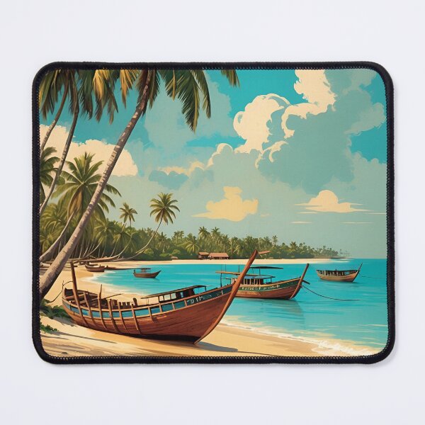 Item preview, Vintage Zanzibar Illustration | Exotic African Island Art designed and sold by Ceemko's Vintage Corner.