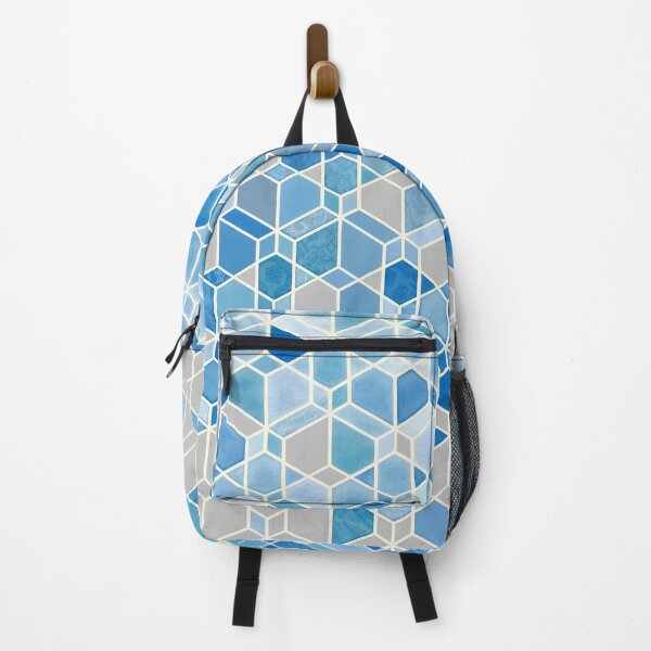 Item preview, Cubes & Diamonds in Blue & Grey designed and sold by micklyn.