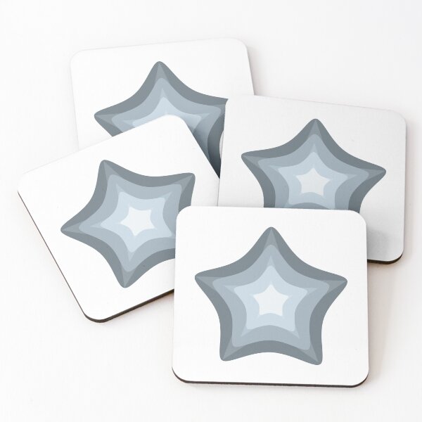 Item preview, Everlasting Elegance: Silver Stars Within Stars, Unique designed and sold by villacreativa.