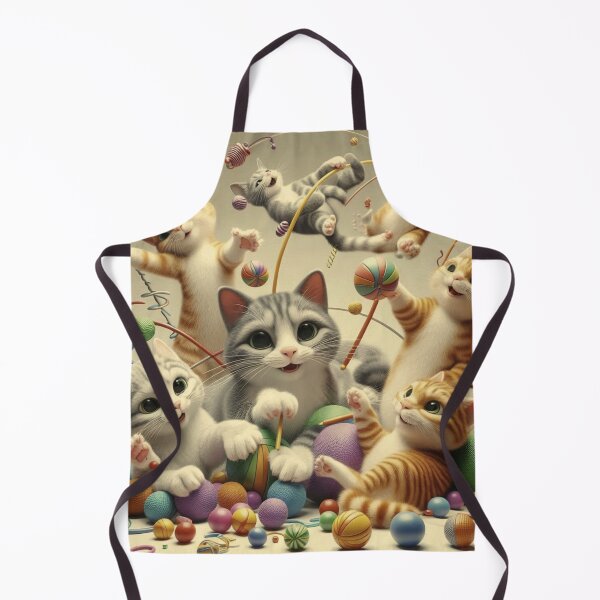 Item preview, Adorable Kittens Playing with Colorful Toys designed and sold by choder61.