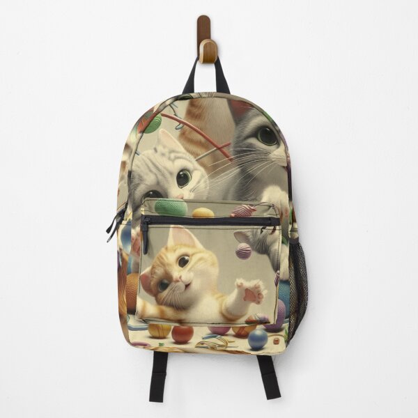 Item preview, Adorable Kittens Playing with Colorful Toys designed and sold by choder61.