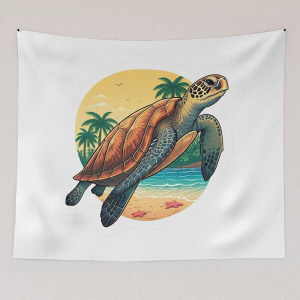 Item preview, Turtle Paradise designed and sold by StickersRyous.
