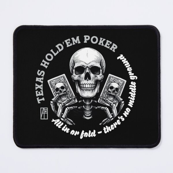 Item preview, GAME - POKER - TEXAS HOLDEM - All in or fold – there’s no middle ground - 1 designed and sold by ArtProjectShop.