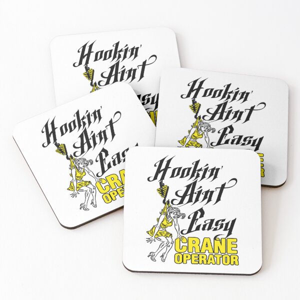 Item preview, Crane Operator; Hooking Is Not Easy; designed and sold by StickerApe.