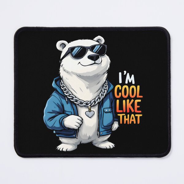 Item preview, I'm Cool Like That Hiphop Polar Bear  designed and sold by AlphaTeez.
