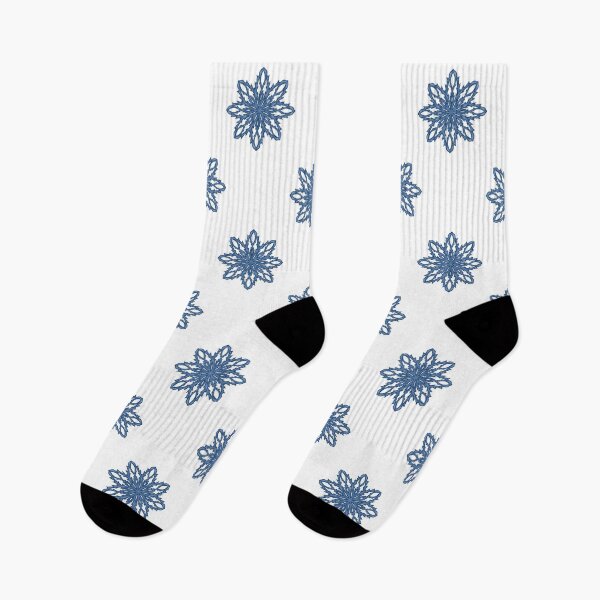 Item preview, Pattern of blue snowflakes "Inspiration" designed and sold by Cherevan.