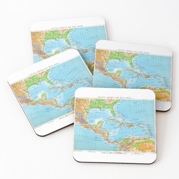 Item preview, Caribbean / West Indies of Old restored map. designed and sold by JonDelorme.