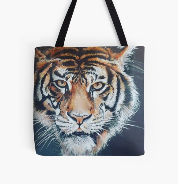 The eyes of the tiger All Over Print Tote Bag