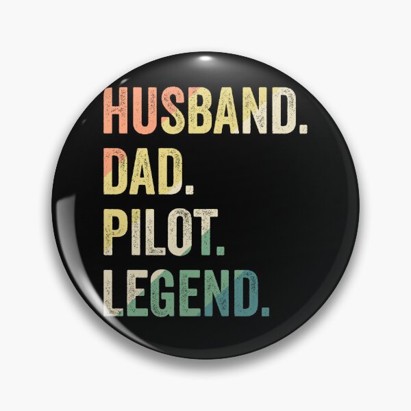 Artikelvorschau, Ehemann Papa Pilot Legende Lustiger Pilot entworfen und verkauft von RareBunny.