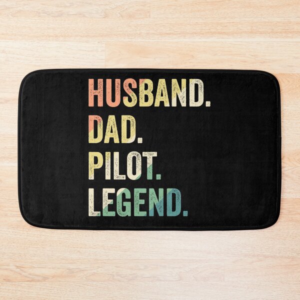 Artikelvorschau, Ehemann Papa Pilot Legende Lustiger Pilot entworfen und verkauft von RareBunny.