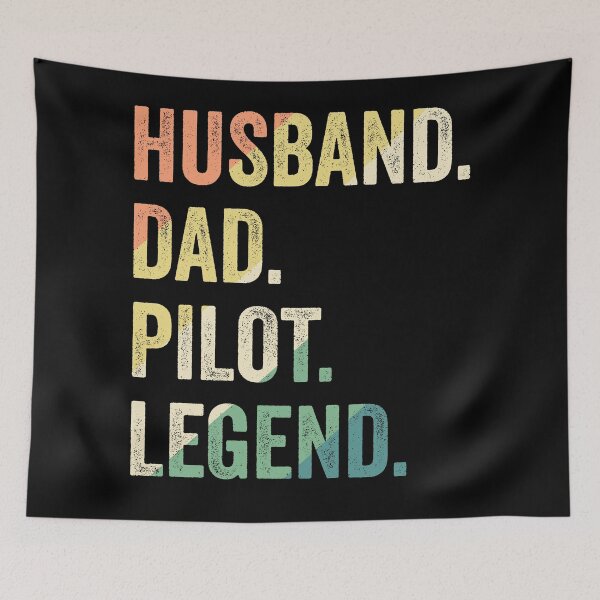 Item preview, Husband Dad Pilot Legend Funny Pilot designed and sold by RareBunny.
