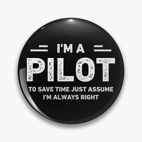 Artikelvorschau, Ich bin Pilot Vintage Lustiger Pilot entworfen und verkauft von RareBunny.