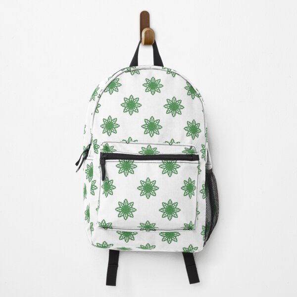 Item preview, Pattern of green snowflakes "Inspiration" designed and sold by Cherevan.