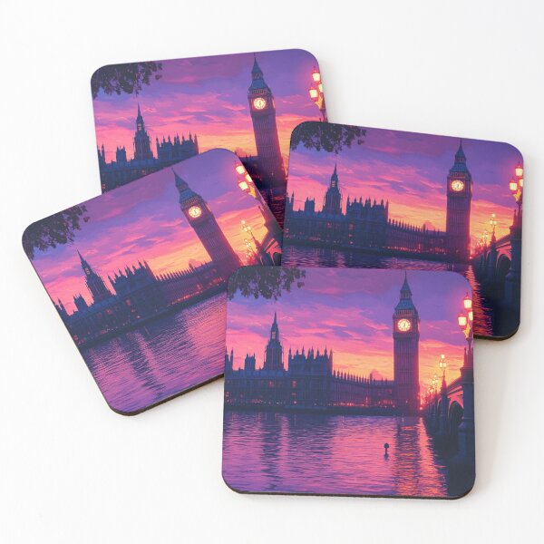Item preview, Sunset In London designed and sold by Patricks-Art.