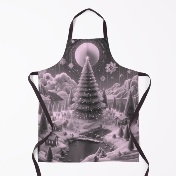 Item preview, Monochrome Winter Landscape - Minimalist Christmas Design designed and sold by choder61.