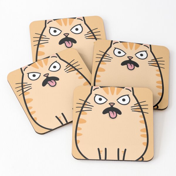 Item preview, cat coughing designed and sold by Tuczykson.