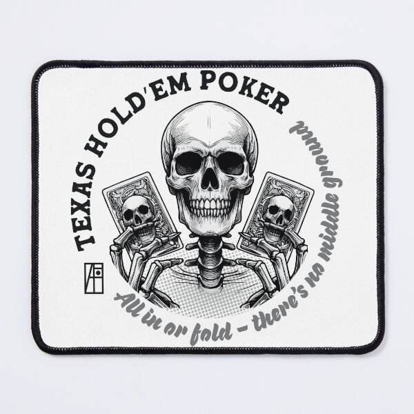 Item preview, GAME - POKER - TEXAS HOLDEM - All in or fold – there’s no middle ground - 3 designed and sold by ArtProjectShop.