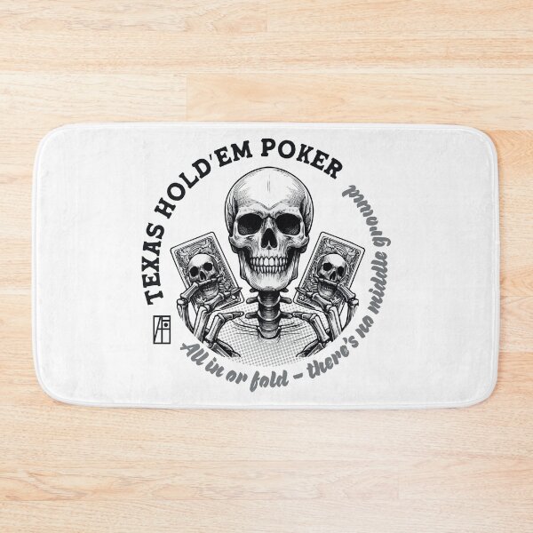 Item preview, GAME - POKER - TEXAS HOLDEM - All in or fold – there’s no middle ground - 3 designed and sold by ArtProjectShop.