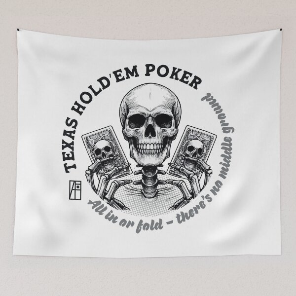 Item preview, GAME - POKER - TEXAS HOLDEM - All in or fold – there’s no middle ground - 3 designed and sold by ArtProjectShop.