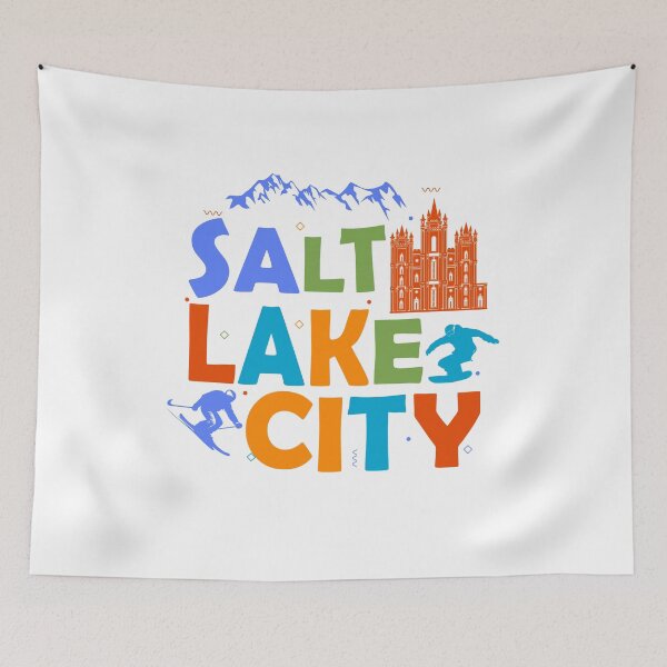 Item preview, Salt Lake City Souvenir Ski Utah Salt Lake City designed and sold by DSWShirts.