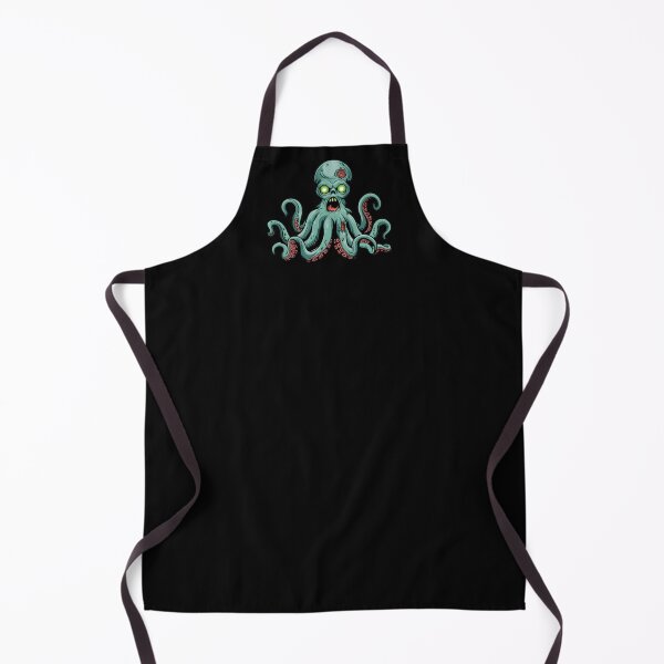 Artikelvorschau, Gruseliger Oktopus-Zombie, Gothic-Horror, Tierspaß mit Halloween-Thema entworfen und verkauft von madtoyman.