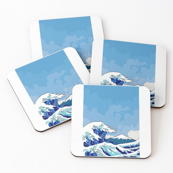 Item preview, Kanagawa Waves Japan Pixel designed and sold by Ekira Pop Pixel.