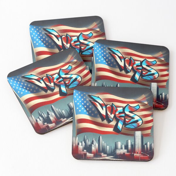 Item preview, Vote , Flag Over The City designed and sold by DSoriaDesign.