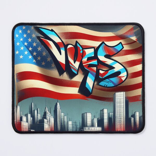 Item preview, Vote , Flag Over The City designed and sold by DSoriaDesign.