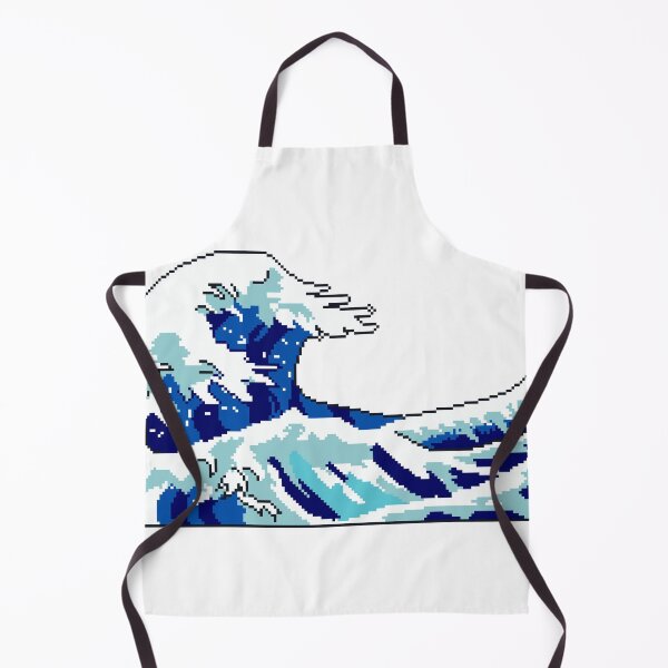 Item preview, kanagawa waves Pixel art designed and sold by Ekira Pop Pixel.