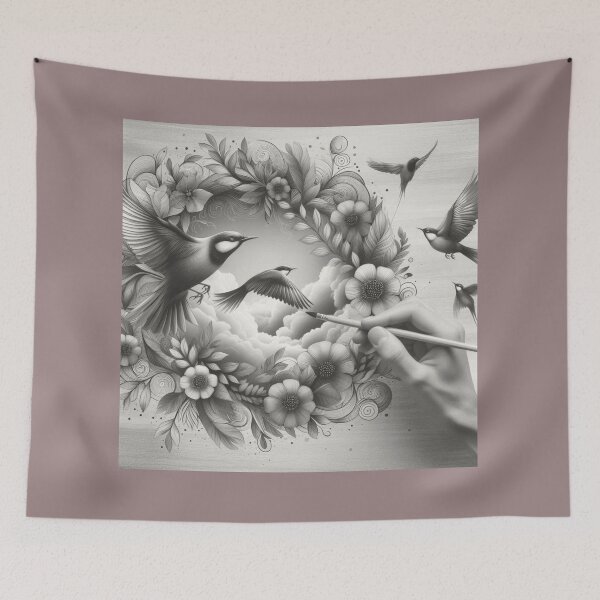 Item preview, Nature's Celestial Canvas Colorful bird designed and sold by choder61.