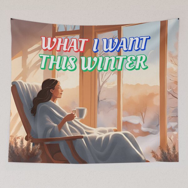 Item preview, What I Want This Winter - Christmas Themed Design designed and sold by signshirtz.