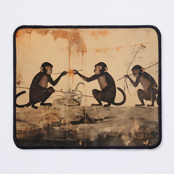 Item preview, Ancient Khmer - Langurs designed and sold by KootenayDesigns.