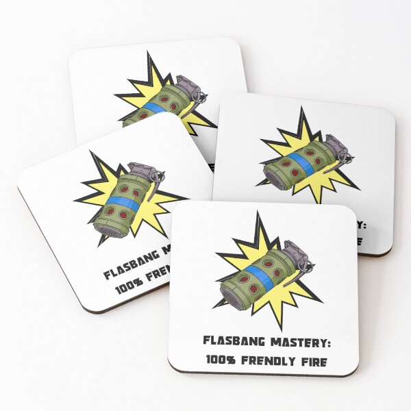 Item preview, Flashbang Mastery: 100% Friendly Fire designed and sold by QuirkWears.