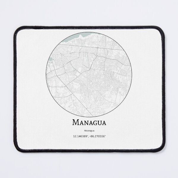 Item preview, Topography of Managua designed and sold by JohnnysHeath.