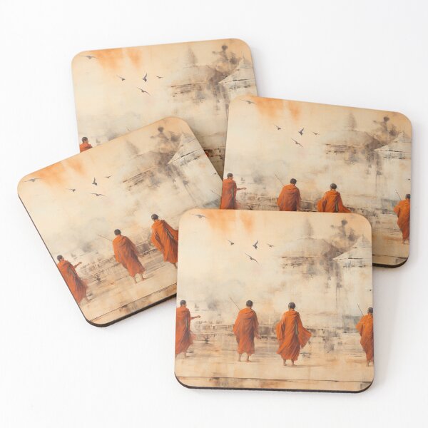 Item preview, Ancient Khmer - Monks designed and sold by KootenayDesigns.
