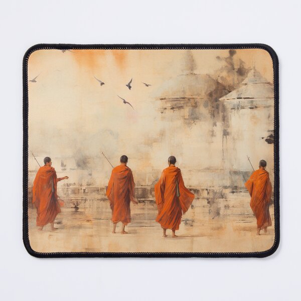 Item preview, Ancient Khmer - Monks designed and sold by KootenayDesigns.