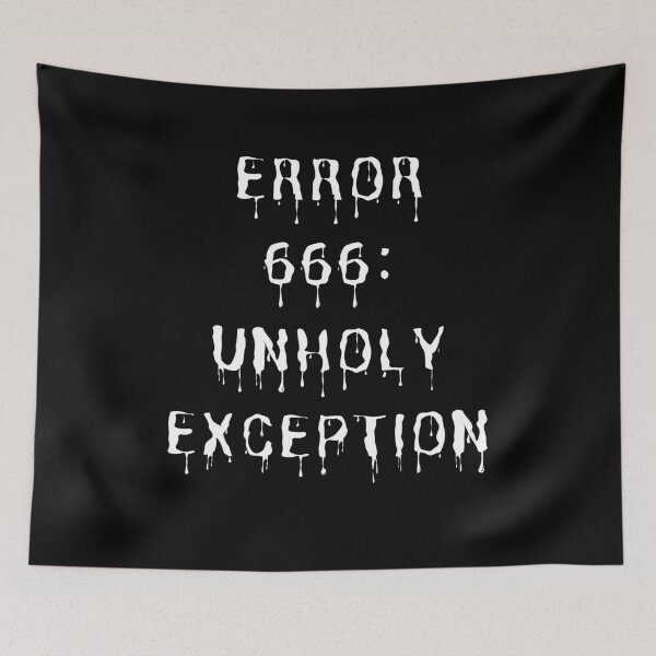 Item preview, Error 666" Halloween designed and sold by Redstrawberry13.