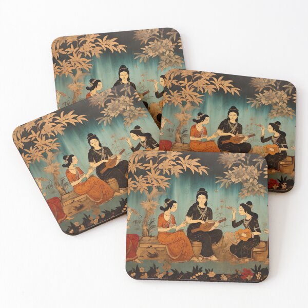 Item preview, Ancient Khmer - Musicians designed and sold by KootenayDesigns.