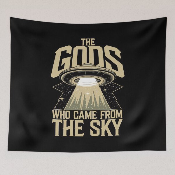 Item preview, The Gods who came from the Sky Design UFO Ancient Astronauts Alien designed and sold by Infinitee8hirts.