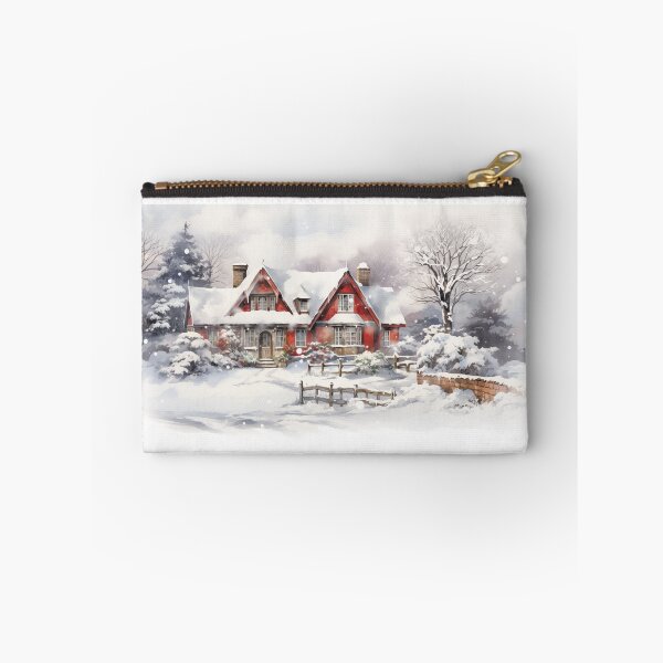 Item preview, Christmas in Red Winter Cottage designed and sold by sheprint.