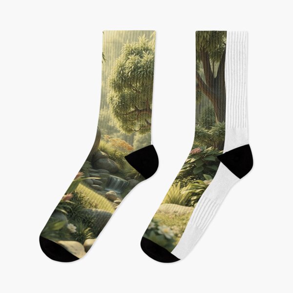 Item preview, Lush Forest with Cascading Waterfall designed and sold by choder61.
