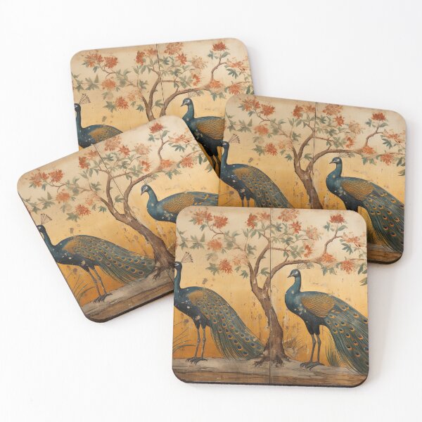 Item preview, Ancient Khmer - Peacocks designed and sold by KootenayDesigns.