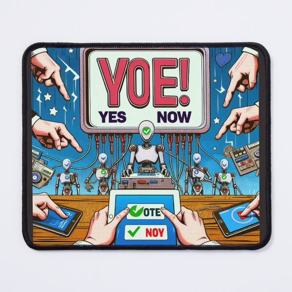 Item preview, Vote, Yoe Yes Now, The Future Of Voting designed and sold by DSoriaDesign.